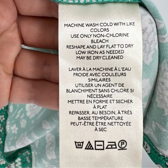 NWT Free People Sarong It Feels Ride Green Small Midi Boho - Picture 5 of 7